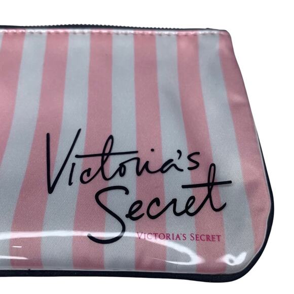 Victoria's Secret NWT Striped Coin Purse with Key Chain - Picture 2 of 10